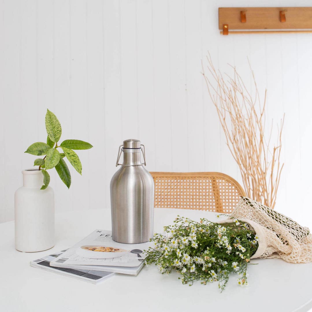Mayella Stainless Steel Flask 1.9L - tough and will hold hot or cold drinks for hours!