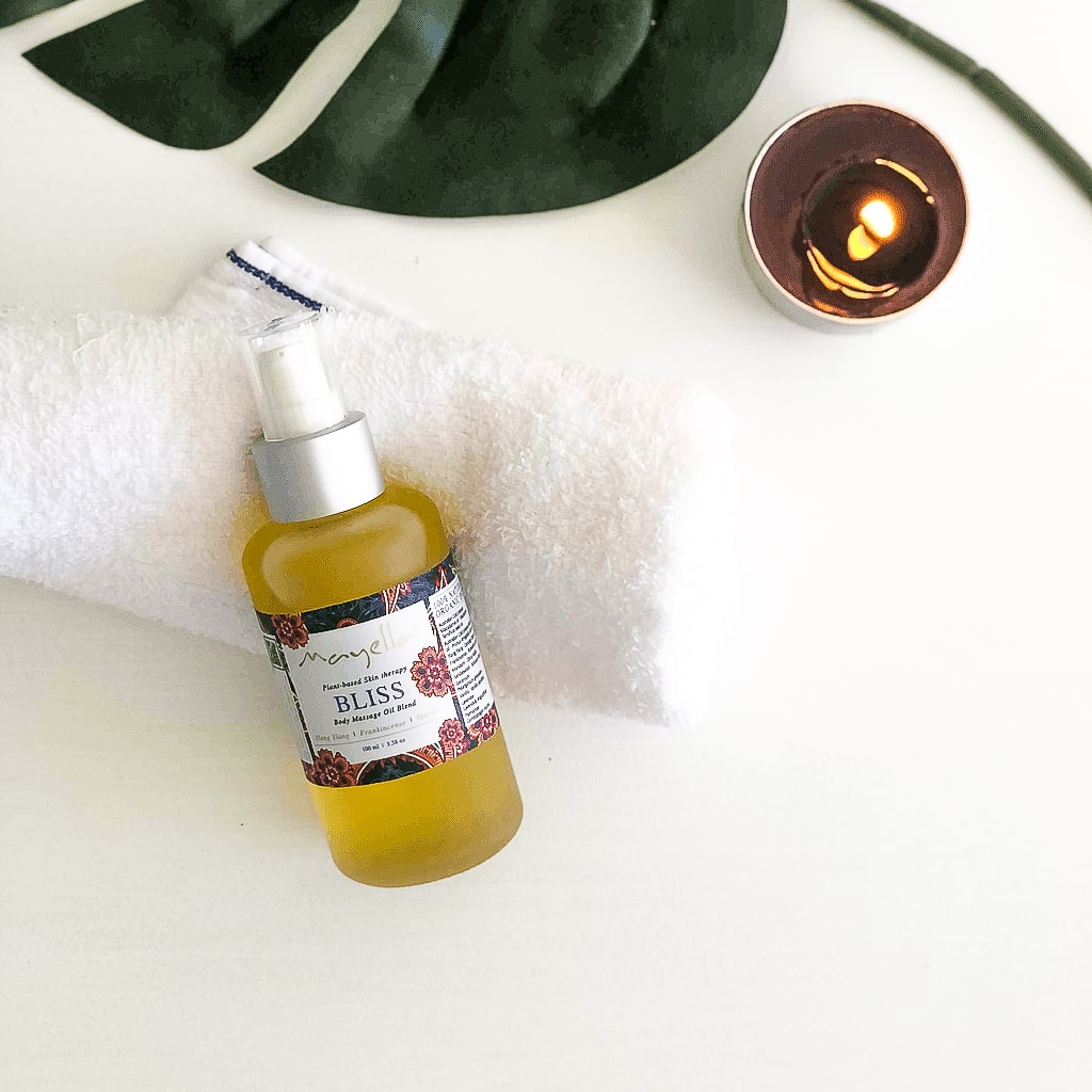 Bliss Massage Oil Blend : sensory aromatherapy blend & plant oils for a blissful escape to vacay!