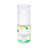 bottle of mayella AHA exfoliating serum in a 15ml glass pump bottle with a white background